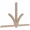 Ekena Millwork Redmond Smooth Timber Gable Bracket, Douglas Fir, 96"W x 56"H x 3 1/2"D x 3 1/2"F, 14/12 Pitch GBW096X56X0404RED00SDF - alternate 4